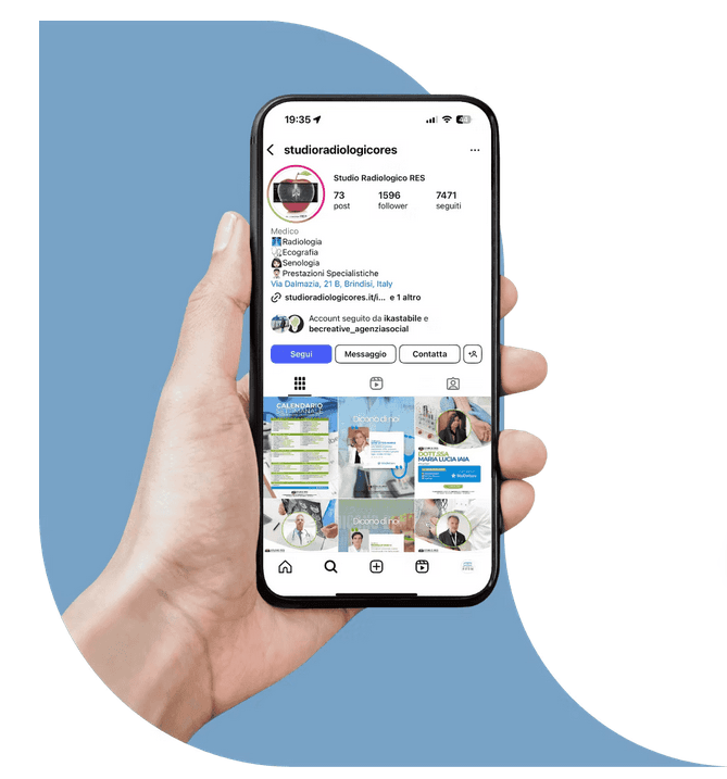 Il profilo Instagram di Studio RES